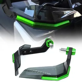 VELLOW Motorrad Handschutz Schild Winddicht Schutzausrüstung Für Benelli Leoncino 500 TRK 502X TNT 125 300 502C BN 302 125 Zubehör (Color : Green)