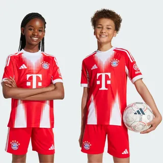 Adidas FC Bayern München 25/26 Heim Junior-kurzarm-t-shirt - Red - 11-12 Jahre