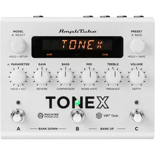 IK Multimedia TONEX Pedal Anniversary Edition (E-Bass, E-Gitarre), Effektpedal, Weiss