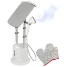 2in1-Mini-Bügelstation und Dampfglätter mit Bügelbrett, 2.280 Watt