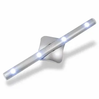 EAXUS Eaxus® LED Unterbauleuchte - Schrankleuchte Batterie Klebe Lichtleiste für Küche, Kleiderschrank & Co, Silber