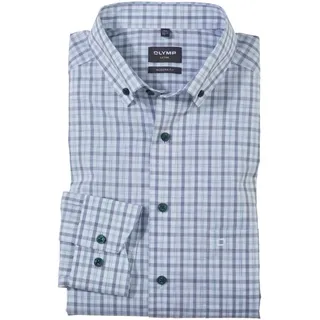 OLYMP Langarmhemd Modern-Fit Hemd Luxor - Modern Fit bunt 44