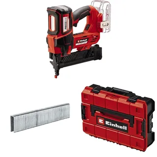 Einhell Professional Akku-Tacker FIXETTO 18/38 S Power X-Change (18 V, 60 Schläge/min, max. 38 mm Klammerlänge, Einzel-/Serienschuss, inkl. 3.500 Klammern, ohne Akku, inkl. E-Case)