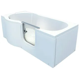 AcquaVapore Seniorenwanne mit Tür S12-R Badewanne 85x170cm ohne Armatur