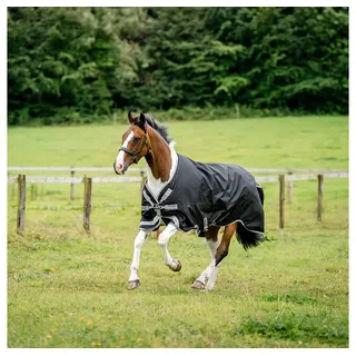 Horseware Ireland Weidedecke Amigo 1200D Turnout 0g 145 cm - Schwarz/Grau