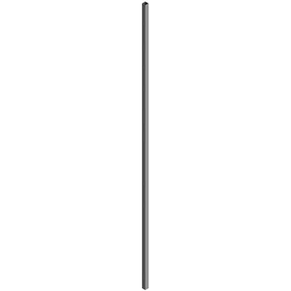 Schake Schaftrohr 40 x 40 mm verzinkt, Länge: 3,00 m