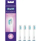 Oral-B Pulsonic Sensitive Aufsteckbürsten für Schallzahnbürsten, 4 Stück