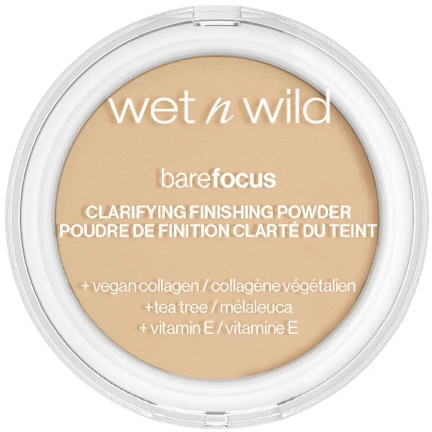 wet n wild Bare Focus Clarifying Finishing Powder Fixierpuder Light Medium 6 g Weiss 