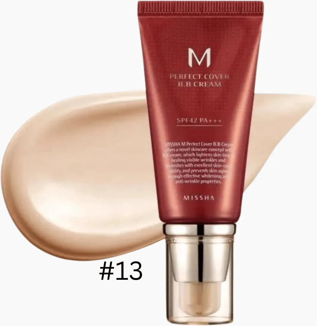 MISSHA Perfect Cover BB Cream 50ml - #13 Bright Beige