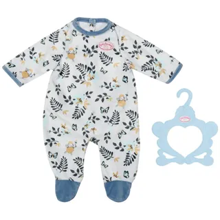 Zapf Creation Baby Annabell Strampler blau Blätter 43cm,