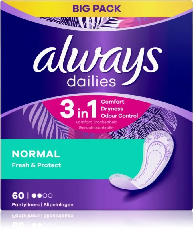 Always Dailies Normal Fresh & Protect Slipeinlagen 60 St.