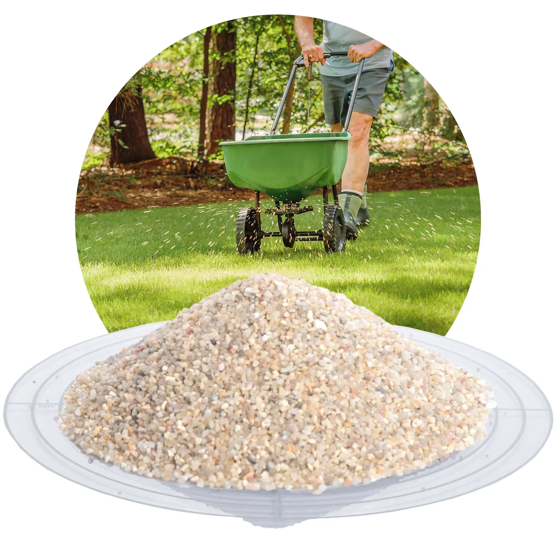 Rasensand 0,8-1,6 mm - 25 kg Sack