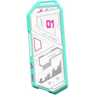 Asus ROG Strix Arion Hatsune Miku Edition M.2 NVMe SSD-Gehäuse (USB3.2 Gen 2x1 Typ-C, Dual USB-C zu C und USB-C zu A Kabel, schraubenzieherfrei, mit Wärmeleitpads)
