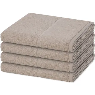 Handtuch 4 x 50 x 100 cm cashmere
