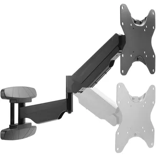 Ricoo TV Wandhalterung Fernseher Halterung S3422 Gasfeder Fernsehhalterung schwenkbar neigbar für 23-42 Zoll Monitor höhenverstellbar flach Curved bis 30 kg VESA 200 & 200
