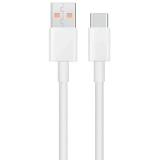 Xiaomi USB-auf-USB-C-Lade- und Synchronisationskabel, Intensität 6A 1 m Weiß
