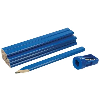 Silverline 13er Set Zimmermannsbleistifte Anspitzer, 13er-Pckg. 175 mm