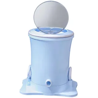 Sharplace Wäscheschleuder, manuell, Mini, kompakt, tragbar, Wäscheschleuder, Wäschetrockner für Wohnheim, Wohnmobil, Haushalt, Wohnung, Camping, Blau, M