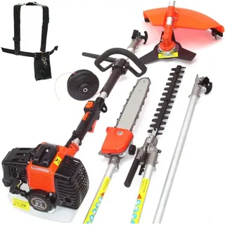 Apex Digital Benzin Motorsense Multitool 5in1 Freischneider 55879 Heckenschere Motorsäge Säge
