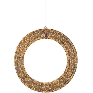 Lumineo LED-Kranz X-MAS - B/H/T ca. 58,00x58,00x8,00