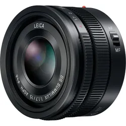 Panasonic Leica DG Summilux 15mm / F1.7 Asph. (Micro Four Thirds, Micro Four Thirds), Objektiv, Schwarz