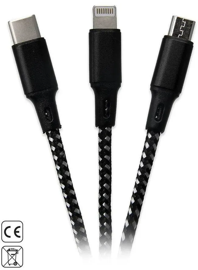 USB-Ladekabel '3 in 1'