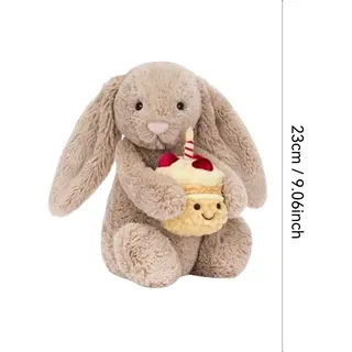 Jellycat Kuscheltier Bunny Spielzeug, Süße Pluschtiere Kaninchen Geschenke - Es gelten die Bilder.