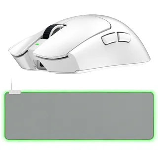 Razer Viper V3 Pro - White + Goliathus Extended Chroma - Mercury