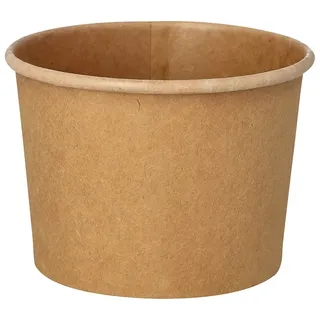 Papstar Suppenbecher rund 350 ml Ø 9,8 cm 500 St. Braun