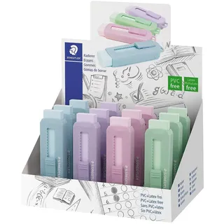 Staedtler Radierer Schiebehülle pastell sort. 525 PS1P-S