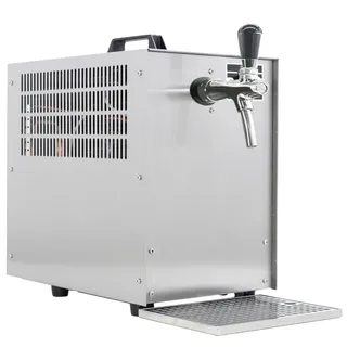 Gastrobedarf Westerbarkey Zapfanlage Bierkoffer 1ltg 60l/h mit Kompensatorschankhahn & Tropfblech