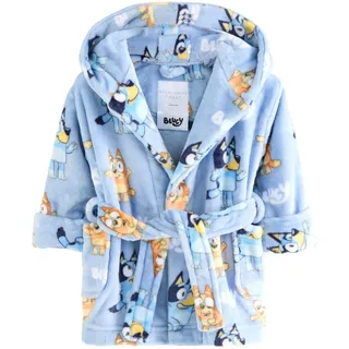 NEXT Mädchen Lizenzierter Morgenmantel aus Fleece, Bluey Blau 86-92 - 86-92