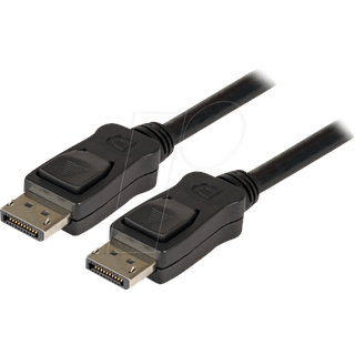 EFB-Elektronik EFB K5560SW.0,5 DisplayPort 1.2 Anschlusskabel, 4K60HZ,Stecker-Stecker, 0,5m, schwarz K5560SW05