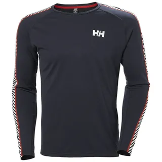 HELLY HANSEN Lifa Active Stripe Crew Langarm-baselayer - Navy - M