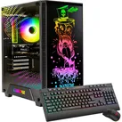 GAMEMAX Gaming-PC "Rockstar 8001 AMD Ryzen 5 5500 16GB 480GB SSD RTX 5050", schwarz, Microsoft Windows 11 Home (64 Bit), 16 GB RAM 480 GB SSD, Desktop-PCs, Windows 11