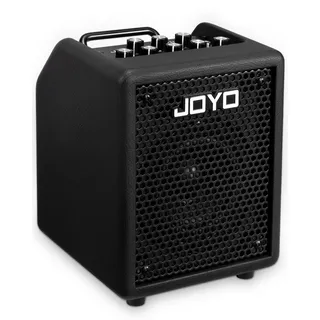 JOYO 30 W Tragbarer Bass-Combo 4-Zoll-Lautsprecher mit Bluetooth 5.1 + OTG-Direktaufnahme | 3-Band-EQ + Kompressor | Kopfhörer-Übung für Bassisten, Livestreams & Solo (Vibe Cube BA-30, Schwarz)