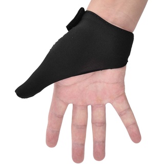 Bowling Thumb Saver, Rechte Linke Hand Finger Griff Daumen Stabilisator Bowling Thumb Saver Protector Handschuh für Bowling Ball (Schwarz)