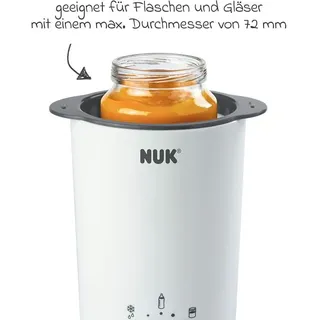 NUK Flaschenwärmer, Flaschenwärmer - Babykostwärmer Premium Starter-Set 9-tlg. - Babykostwärmer
