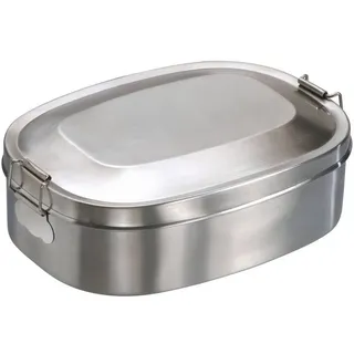 MATO interpräsent Break Brotzeitdose 0.45l Edelstahl Silber 4174