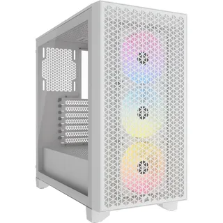 Corsair 3000D RGB Airflow weiß, Glasfenster (CC-9011256-WW)