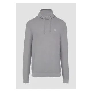 s.Oliver - Strickpullover mit Schalkragen, Herren, grau, M