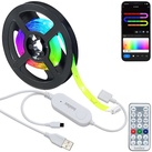 Smarter USB-RGB-IC-LED-Streifen, Bluetooth, App, Fernbedienung, 2 m
