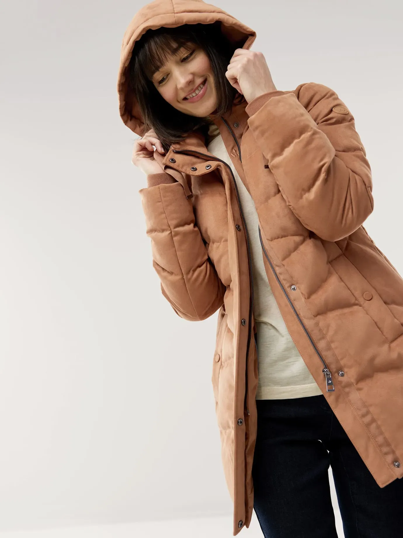 Walbusch Damen Ultraskin Steppjacke Braun