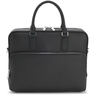 Boss New Crosstown Aktentasche Leder 38 cm Laptopfach schwarz