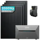 Anker SOLIX Solarbank 3 E2700 Pro Balkonkraftwerk Speicher mit 500Wp Solarmodule Set Nur Abholung - 2000Wp ‚Äì 4 Module üî• / Ohne Erweiterungsakku / Ohne HAL