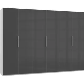 Level 300 x 216 x 58 cm weiß/Grauglas