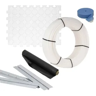 Selfio 10 m2 Set Trockenestrichsystem 25 mm WLG 035 PE-RT Rohr Raster 12,5 cm + Zubehör