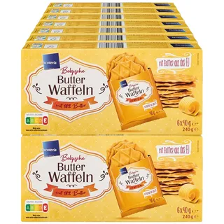 Biscoteria Belgische Butterwaffeln 240g, 14er Pack
