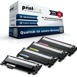 4X Print-Klex Toner kompatibel für Samsung Xpress C430 W C430Series C 430 C430W C432 W C433 W C 480 C480 FN C 480 FN C480 FW C480FW C480 Series C 480 W C480 W C480W C482 C482 FW C 483 FW W SL-C 430 W