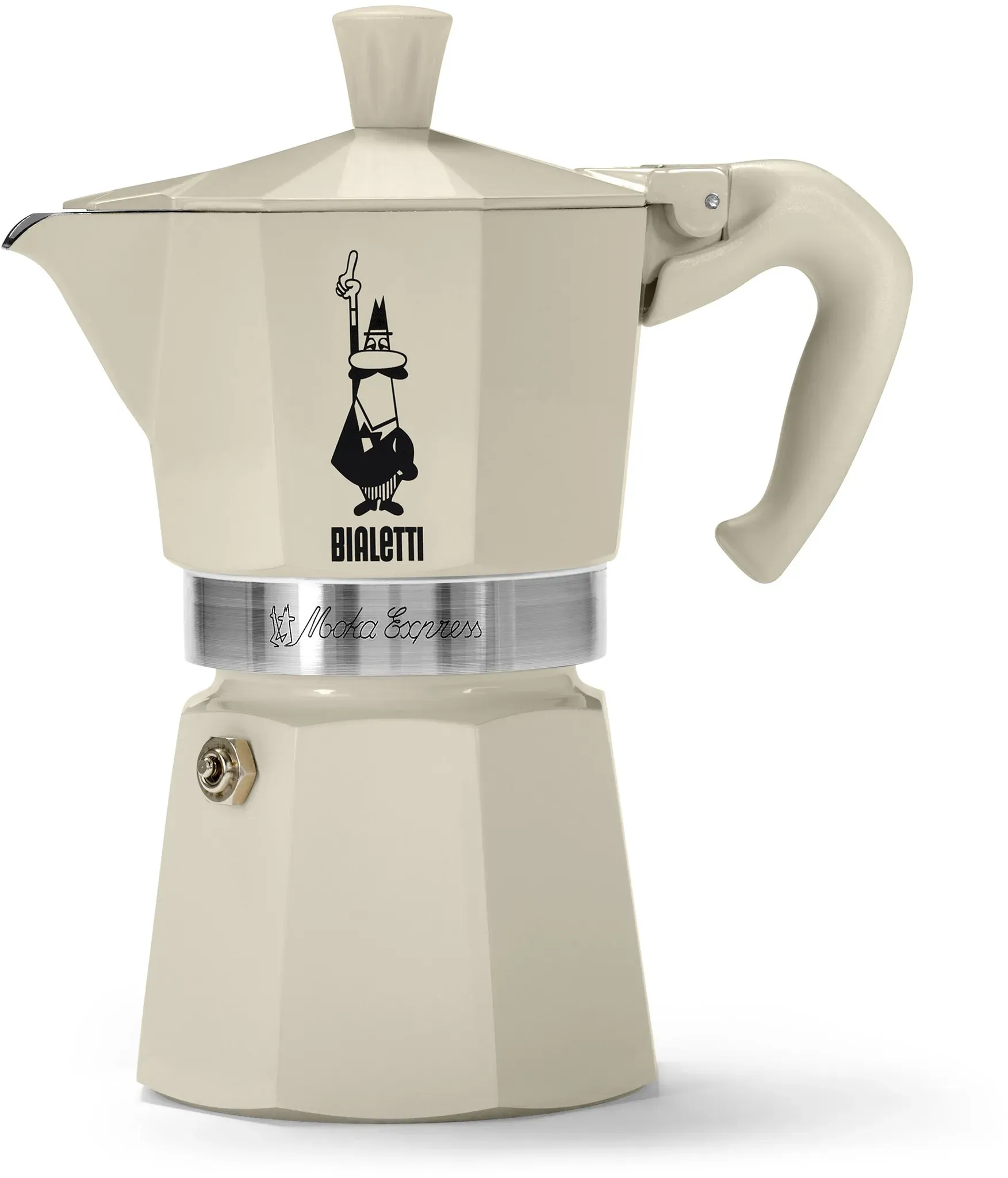 Bialetti Moka Express, 190 ml, crema